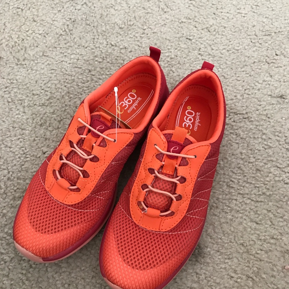 AEROSOLES 360° Vibrant Orange Slip-On Sneakers